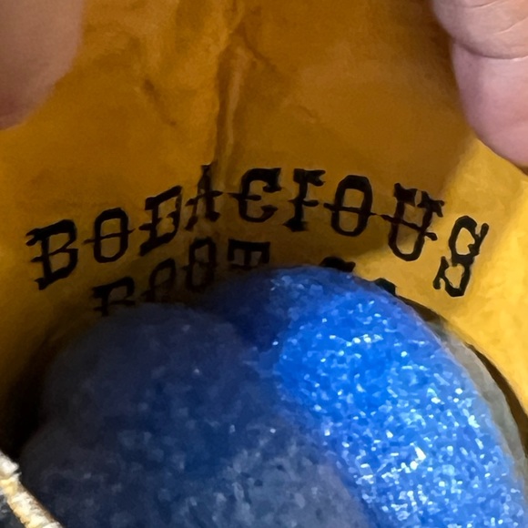 Bodacious boot co. Woman’s snip toe cowboy boots size 7.5 - Picture 4 of 8